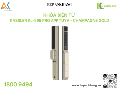 Khóa điện tử Kassler KL-599 PRO App Tuya - Champagne Gold